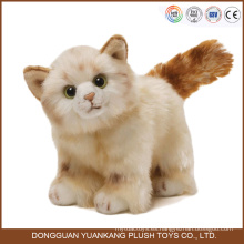 juguetes de peluche al por mayor del gato animal de la fábrica de China de alta calidad pequeña orden